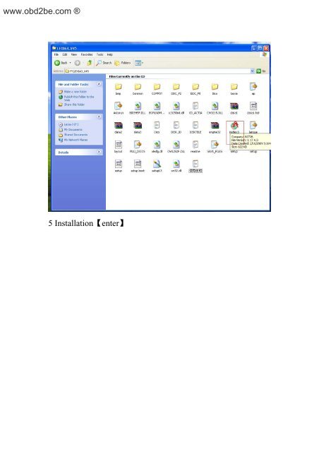 1 open the cd 光盘2 find out 【LAXIA3-V45】software ... - Obd2be.com