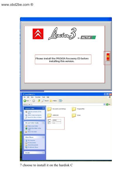 1 open the cd 光盘2 find out 【LAXIA3-V45】software ... - Obd2be.com