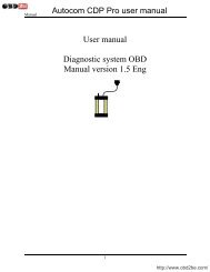 Autocom CDP Pro User Manual - Obd2be.com