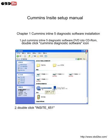 Cummins Insite setup manual - Obd2be.com