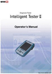 TOYOTA Intelligent Tester User Manual - Obd2be.com