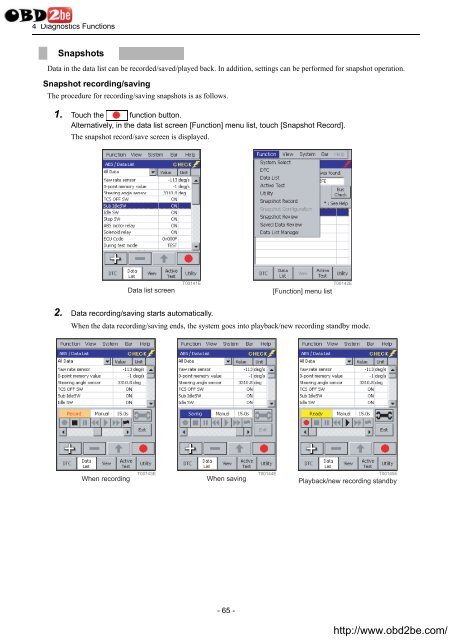 TOYOTA Intelligent Tester User Manual - Obd2be.com