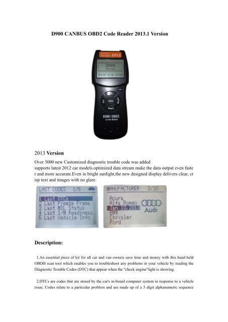 rand Verwaand Morse code D900-2013 user manual.pdf - OBD China