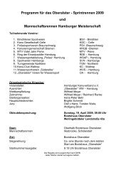 Programm fÃ¼r das Oberalster - Sprintrennen 2009 und ...