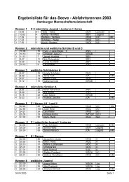 Ergebnisliste Seeve-Abfahrtsrennen 2003 - Oberalster Verein fÃ¼r ...