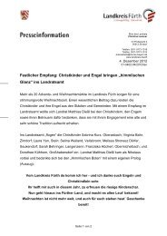 Festlicher Empfang: Christkinder und Engel bringen ... - Oberasbach