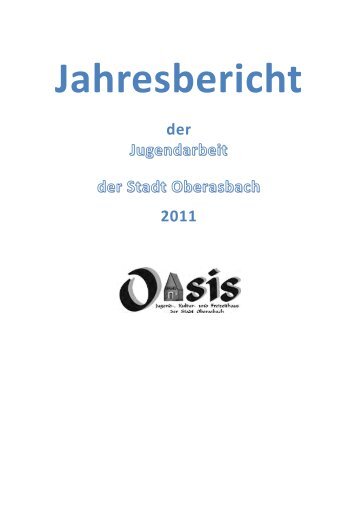 Jahresbericht 2011 - Oberasbach