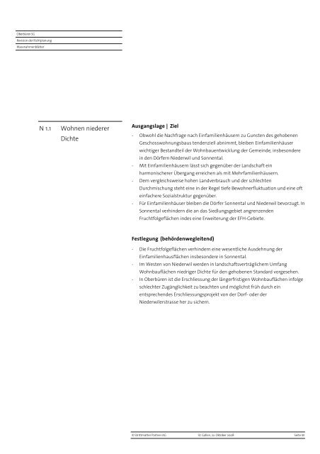 Richtplanung - Gemeinde Oberbüren