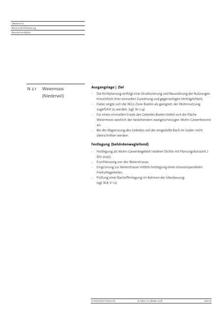 Richtplanung - Gemeinde Oberbüren