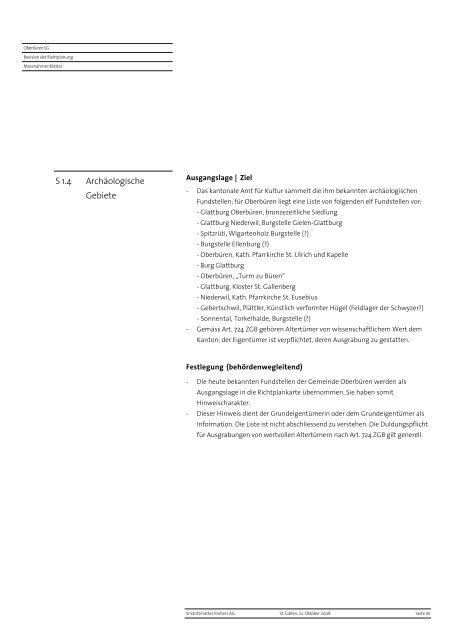 Richtplanung - Gemeinde Oberbüren