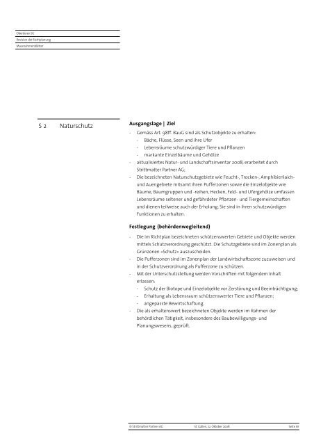 Richtplanung - Gemeinde Oberbüren