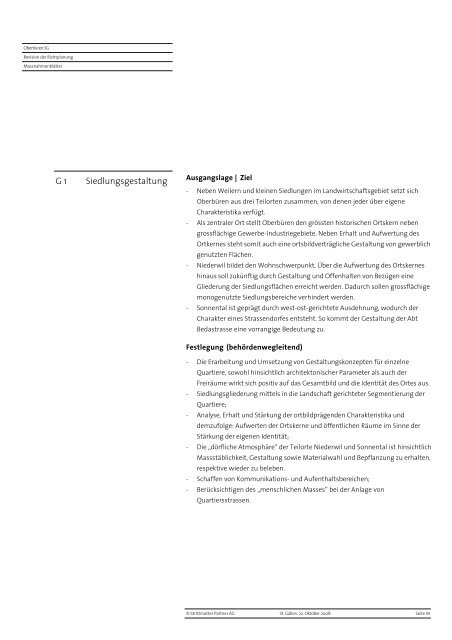 Richtplanung - Gemeinde Oberbüren