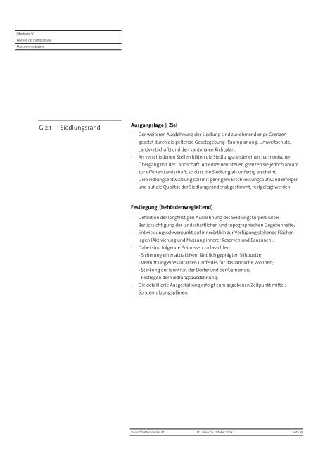 Richtplanung - Gemeinde Oberbüren