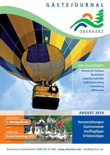 GÃSTEJOURNAL - Der Oberharz