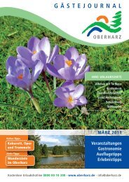 GÃSTEJOURNAL - Der Oberharz