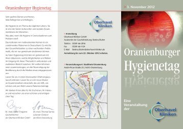 Hygienetag - Oberhavel Kliniken GmbH