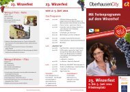 23. Winzerfest 23. Winzerfest - Oberhausen City