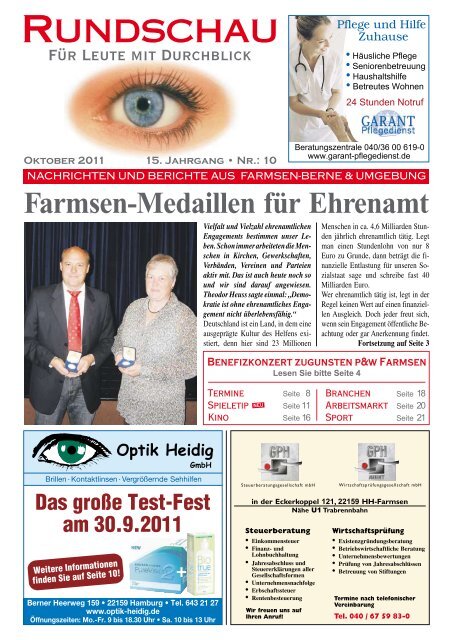Farmsen Berne Rundschau Fur Leute Mit Durchblick
