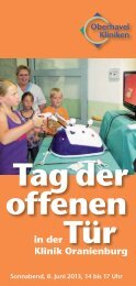 Flyer - Oberhavel Kliniken GmbH