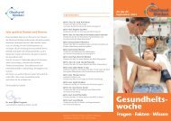 Gesundheits- woche - Oberhavel Kliniken GmbH