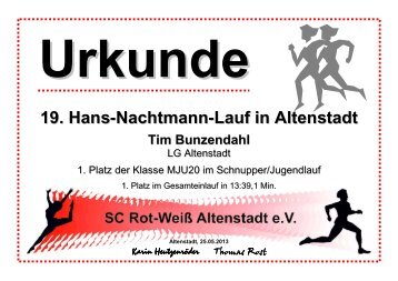 19. Hans-Nachtmann-Lauf in Altenstadt - Oberhessen Cup