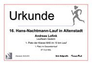 16. Hans-Nachtmann-Lauf in Altenstadt - Oberhessen Cup