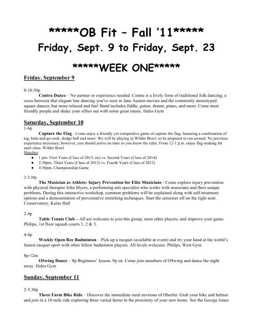 Ob Fit A Fall 11 Oberlin College