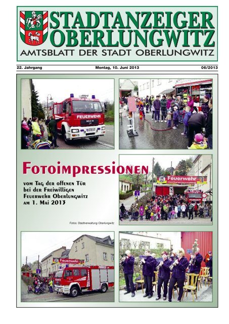 Stadtanzeiger Juni 2013 - in der Stadt Oberlungwitz