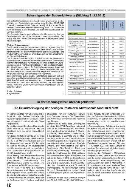 Stadtanzeiger Juni 2013 - in der Stadt Oberlungwitz