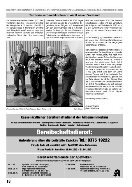 Stadtanzeiger Mai 2013 - in der Stadt Oberlungwitz