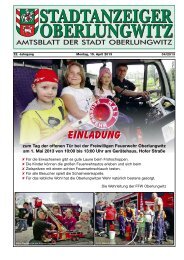 Stadtanzeiger April 2013 - in der Stadt Oberlungwitz