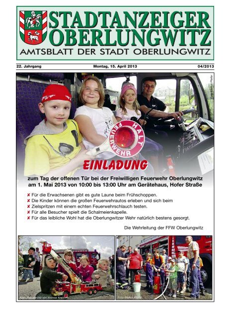 Stadtanzeiger April 2013 - in der Stadt Oberlungwitz