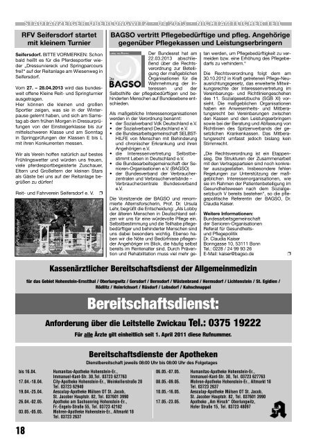 Stadtanzeiger April 2013 - in der Stadt Oberlungwitz