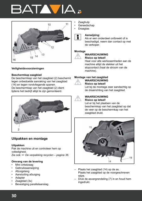 Bedienungsanleitung MADMAXX MULTI TAUCHKREISSÄGE