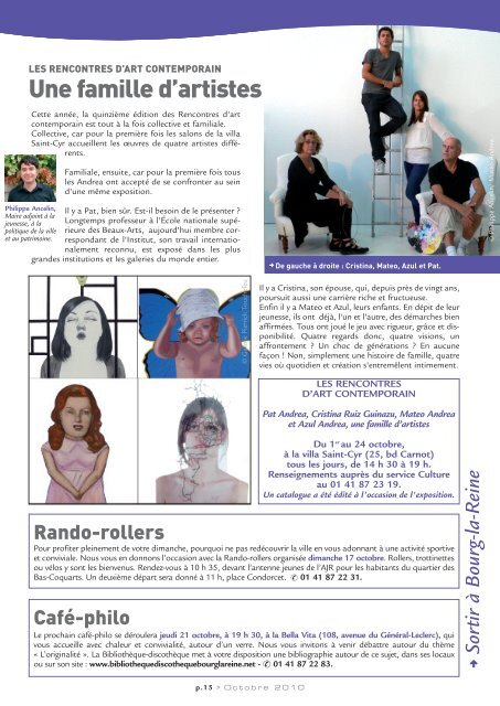 Bourg-la-Reine magazine - octobre 2010 (pdf - 8,71 Mo)