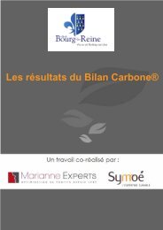 Les rÃ©sultats du Bilan Carbone (pdf - 839,12 ko) - Bourg-la-reine