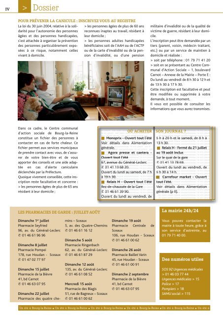 Ã©tÃ© 2012 (pdf - 8,31 Mo) - Bourg-la-reine