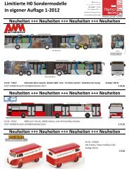 Sondermodelle 1 2012 - Modell Center Hünerbein