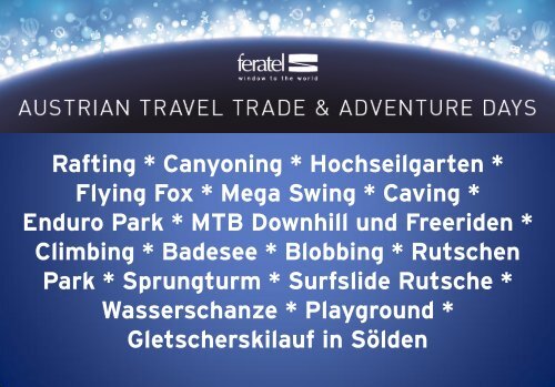 Austrian Travel Trade & Adventure Days 2014