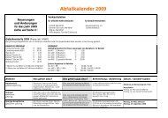 Abfallkalender 2009 - Gemeinde Obersiggenthal