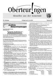 Ausgabe 30 vom 26.07.2013 - in der Gemeinde Oberteuringen