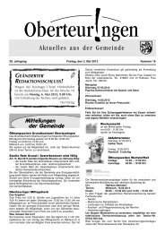 Ausgabe 18 vom 03.05.2013 - in der Gemeinde Oberteuringen