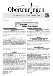 Ausgabe 25 vom 21.06.2013 - in der Gemeinde Oberteuringen