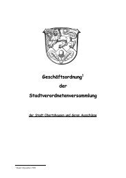 Geschäftsordnung der Stadtverordnetenversammlung