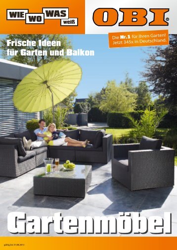 Frische Ideen für Garten und Balkon - OBI Baumarkt Franken