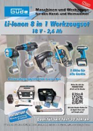 GÃ¼de Li-Ionen 8 in 1 Werkzeugset