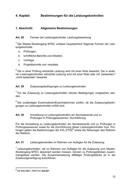 Departement Management, Technologie und ... - OBIS - ETH Zürich