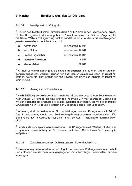 Departement Management, Technologie und ... - OBIS - ETH Zürich