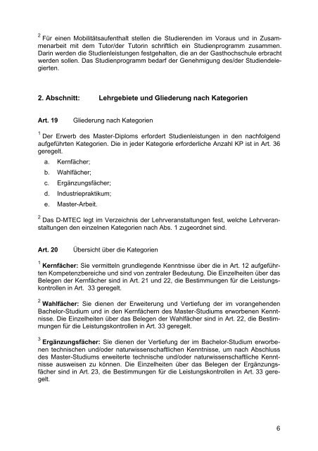 Departement Management, Technologie und ... - OBIS - ETH Zürich