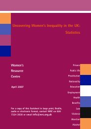 Uncovering Womens Inequality in the UK: Statistics - Object